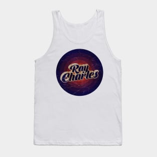 RAY CHARLES - VINTAGE BLURN CIRCLE Tank Top